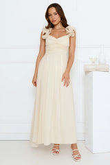 Dusk Pop Maxi Dress Yellow