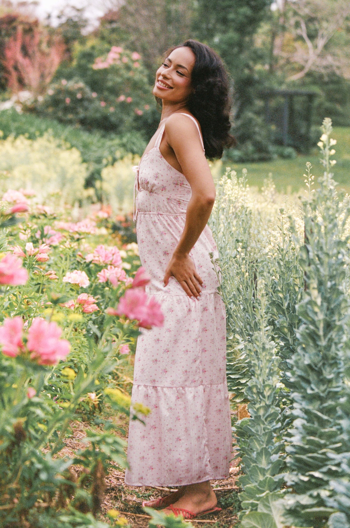 Kendra Maxi Dress - Pink Floral