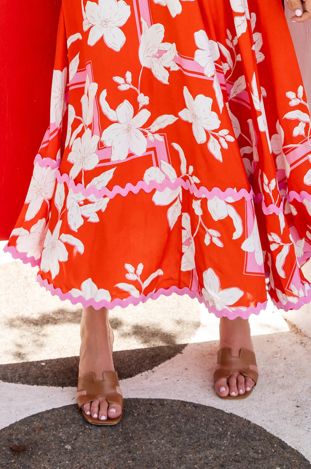 The Laylo Dress - Sun-kissed Blooms