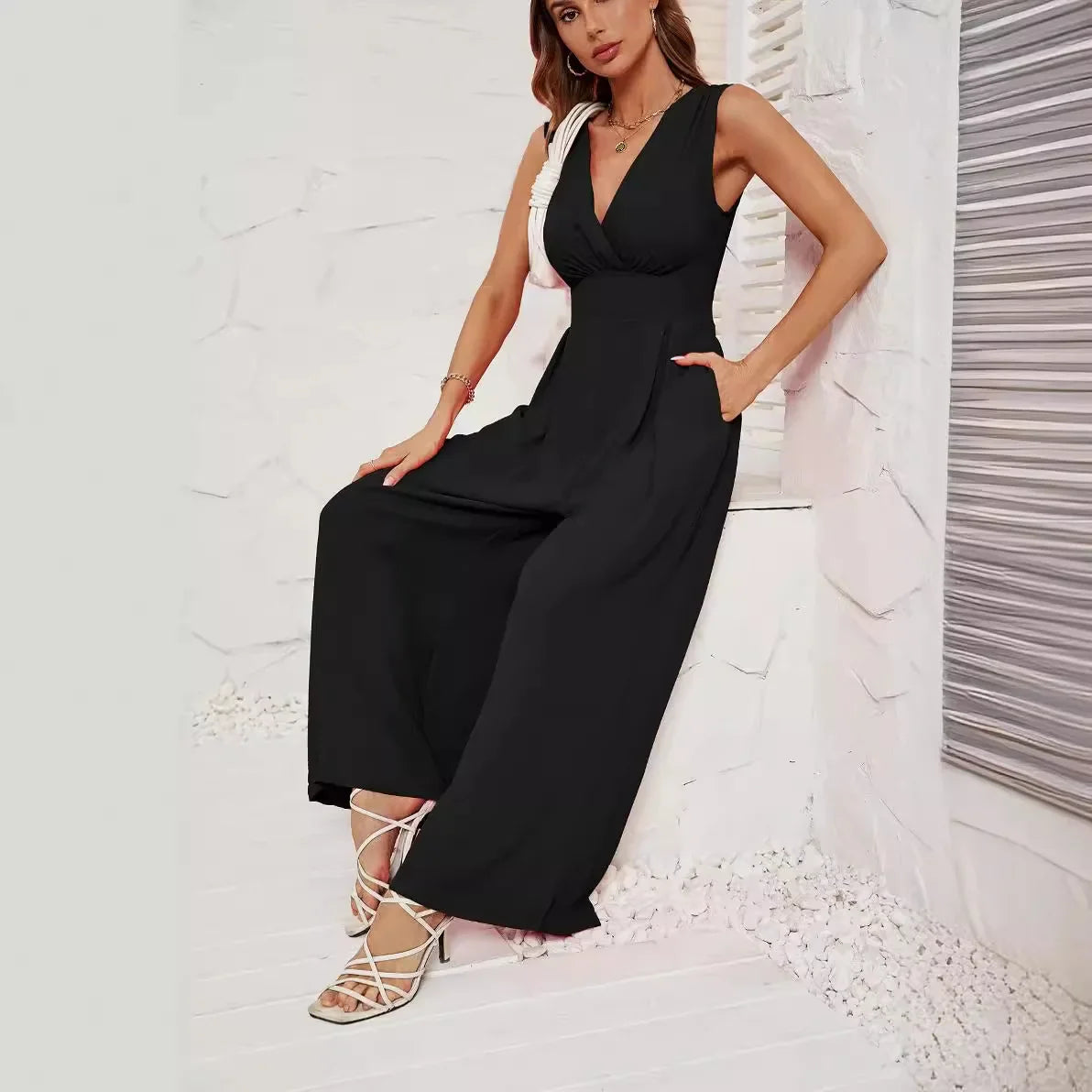 Fashion-Forward Waist-Defined Jumpsuits