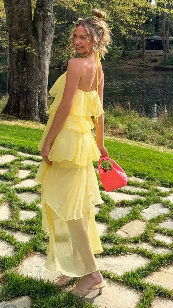 Soho Maxi Dress - Yellow