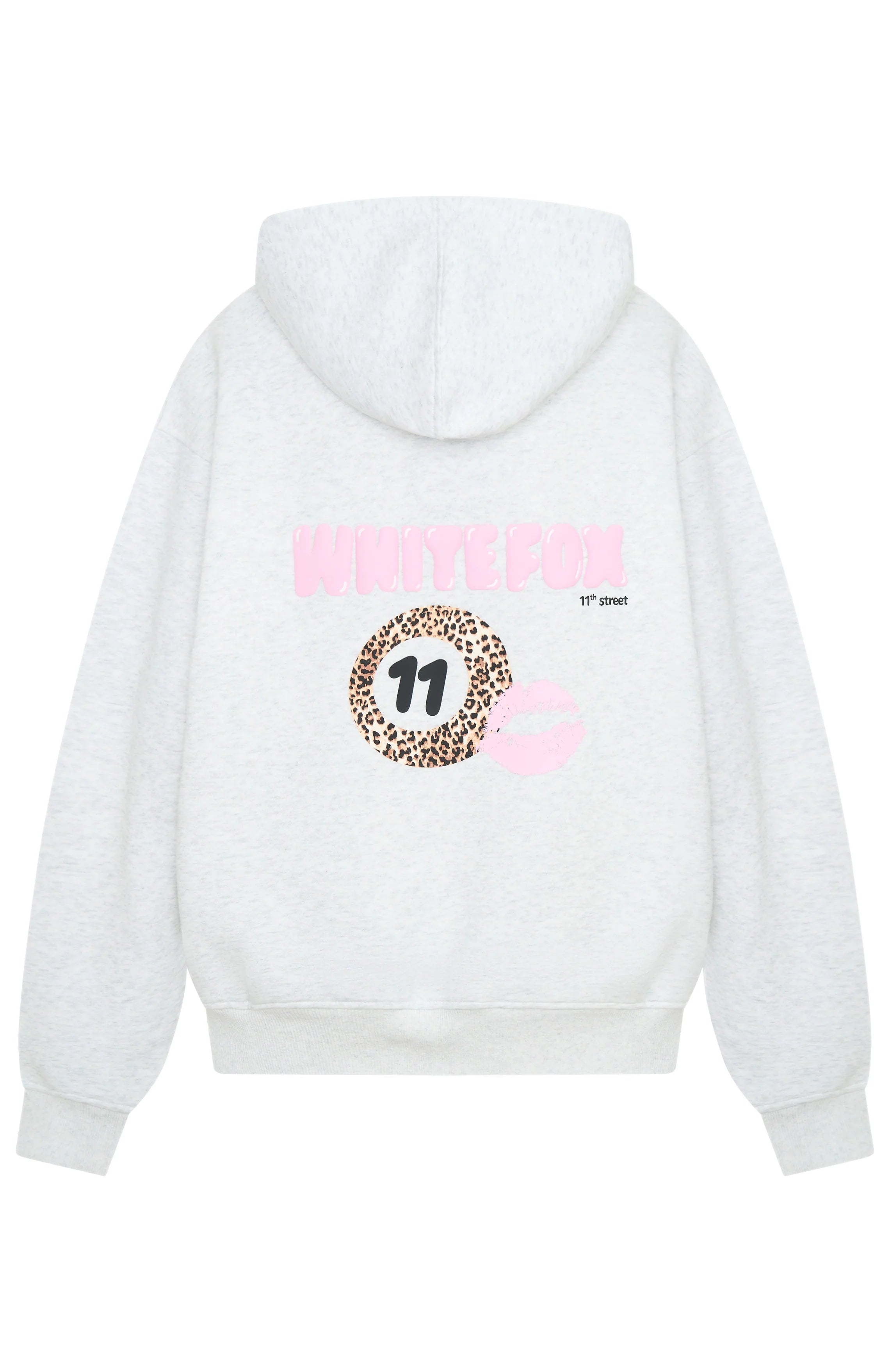 11th Street She's So Lucky Oversized Hoodie Leopard Splice