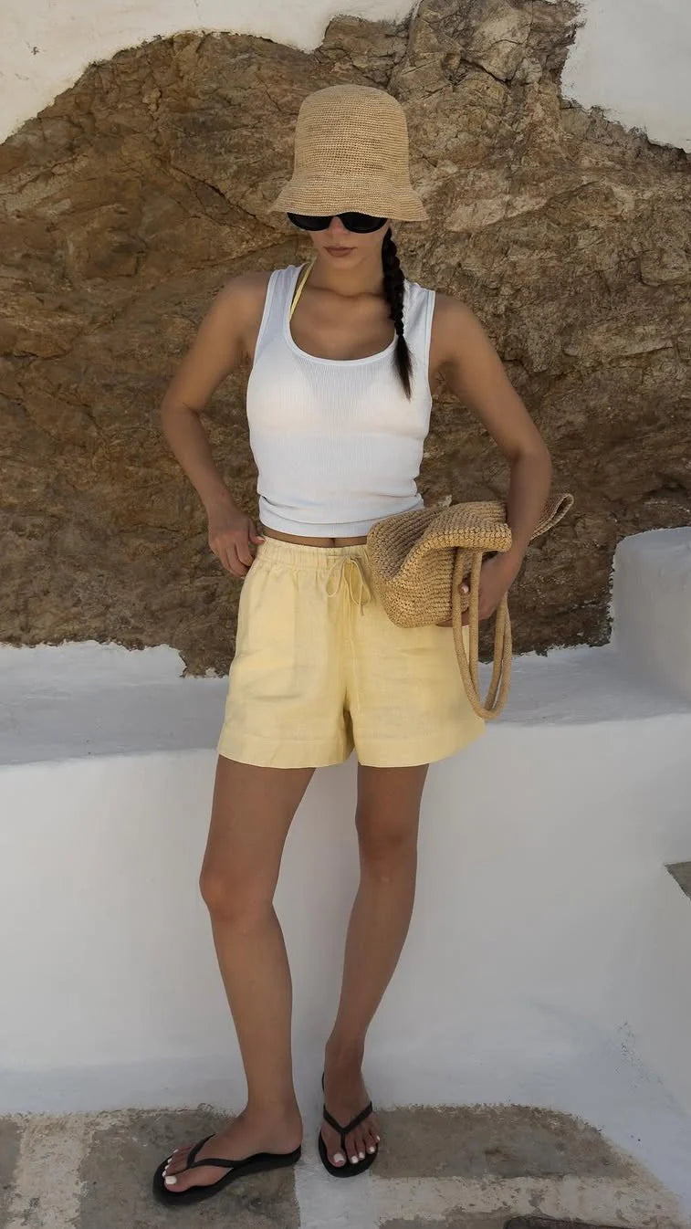 Luna Shorts - Yellow