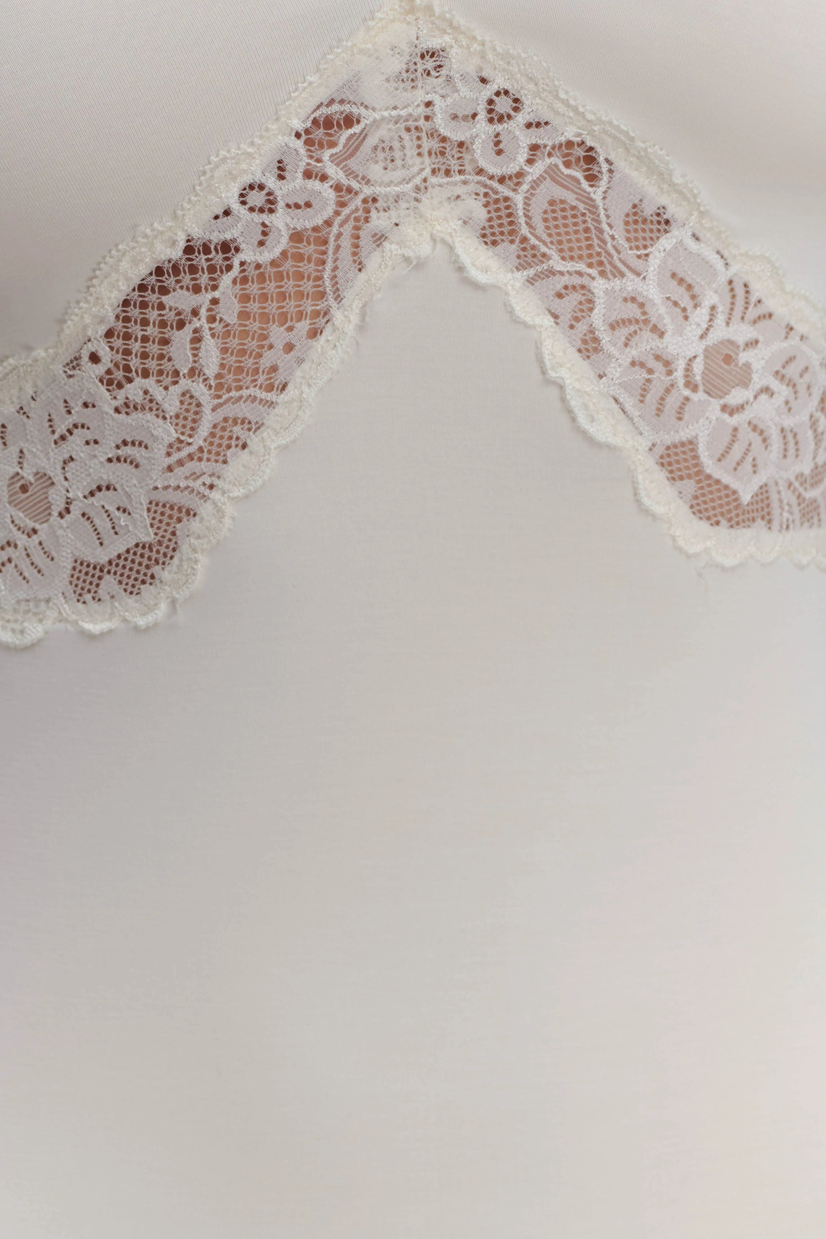 Electra Slinky Lace Mini Dress - Ivory