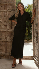 Sydney Maxi Dress - Black