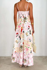 Kristina Pink Multi Print Dress