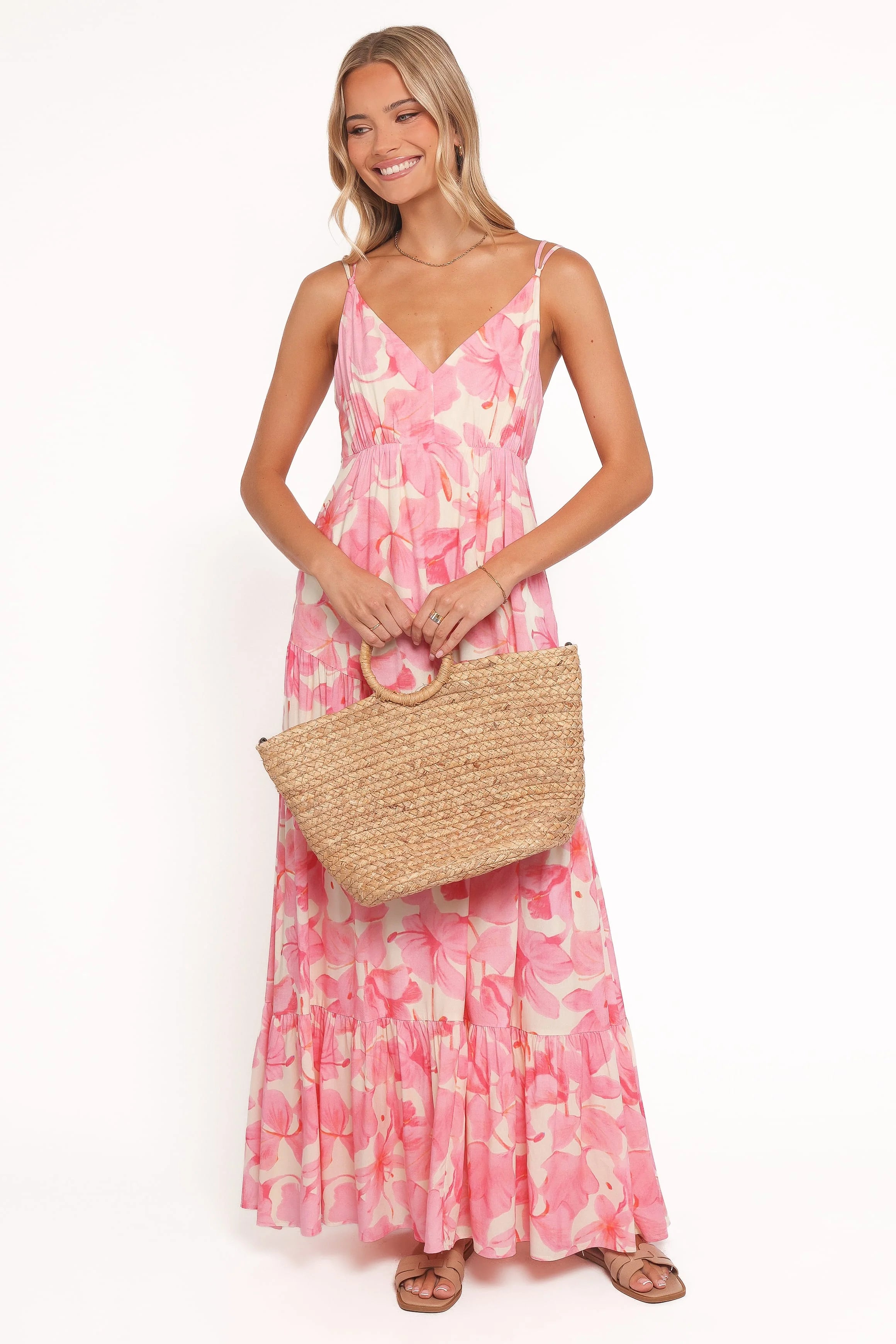 Forbes Maxi Dress - Pink Floral