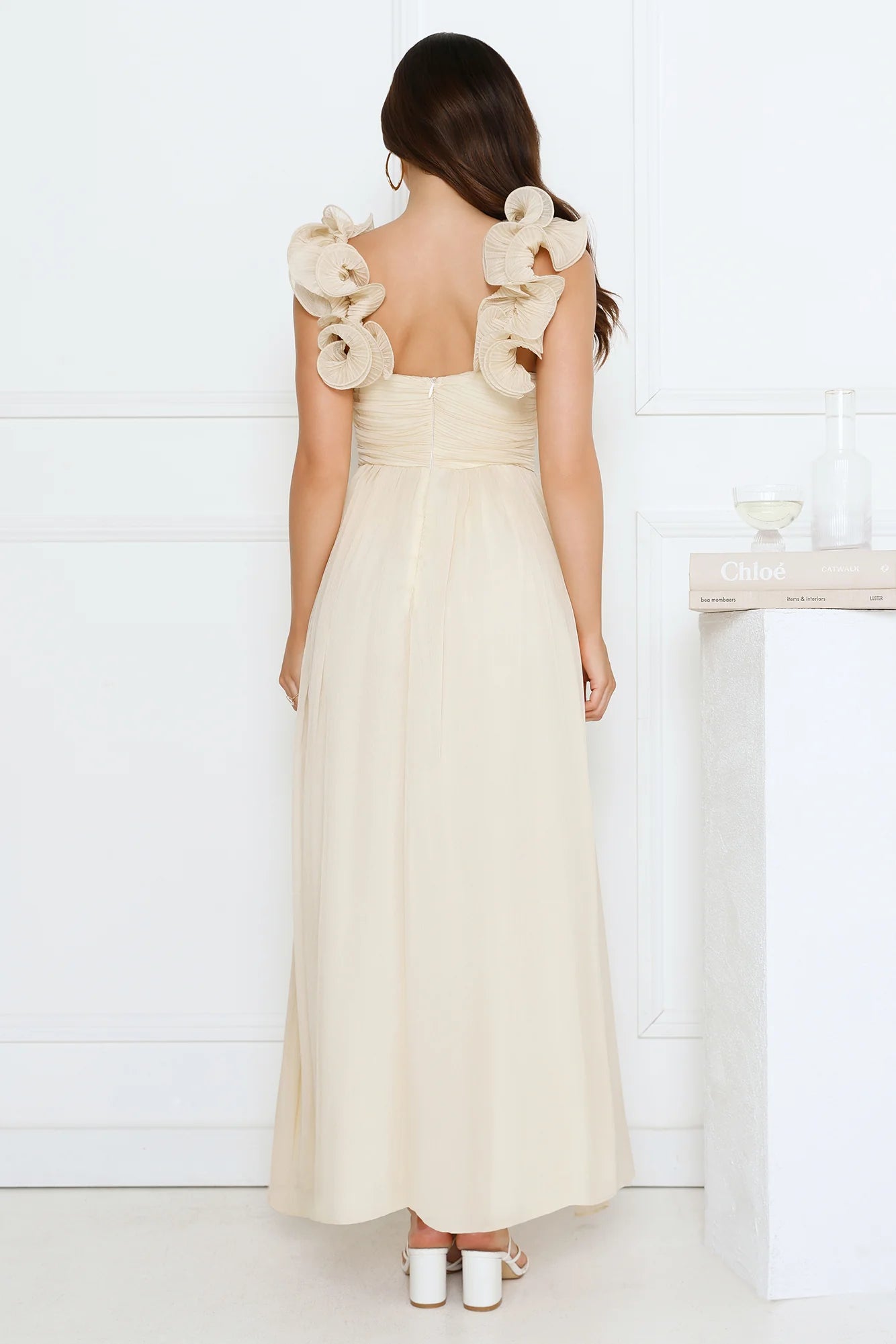Dusk Pop Maxi Dress Yellow