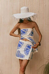 Ciera Wrap Skirt - Seashell