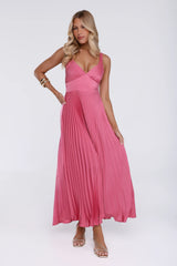Dazzling Opulence Maxi Dress Rose
