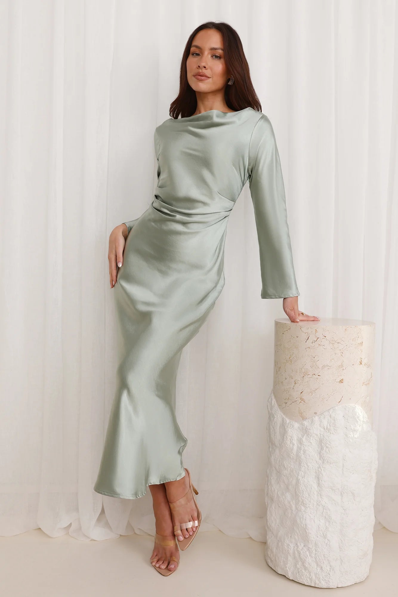 Classy Vibe Maxi Dress Sage
