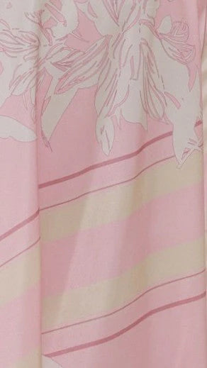 Kaethe Maxi Dress - Pink/White