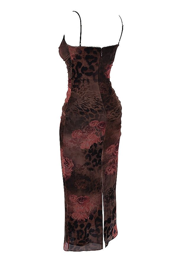 Nalini-Printed Maxi Dress