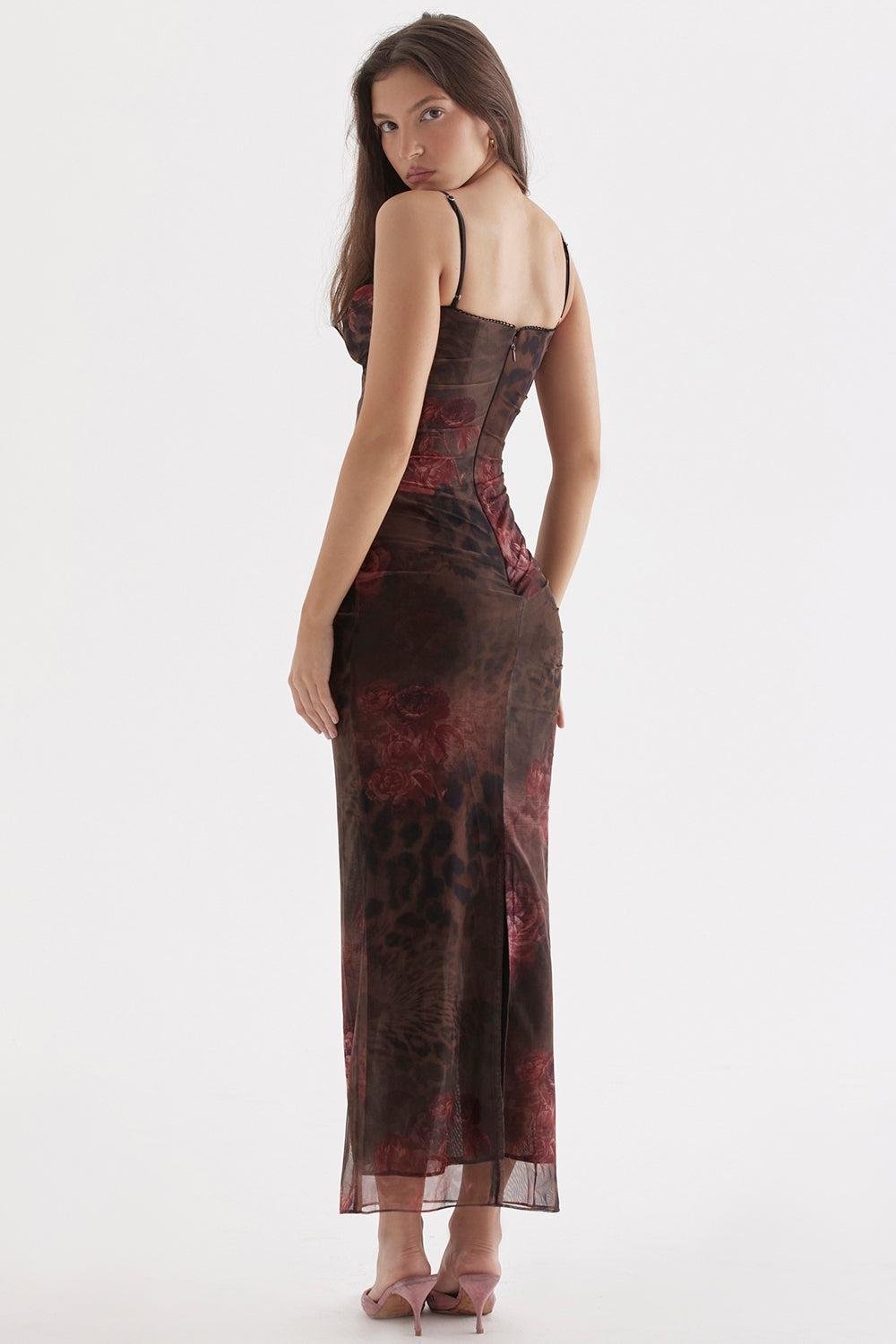 Nalini-Printed Maxi Dress