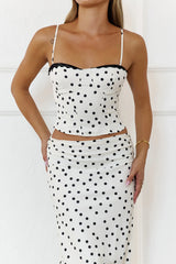 Summer Twilight Polka Dot Set Cream