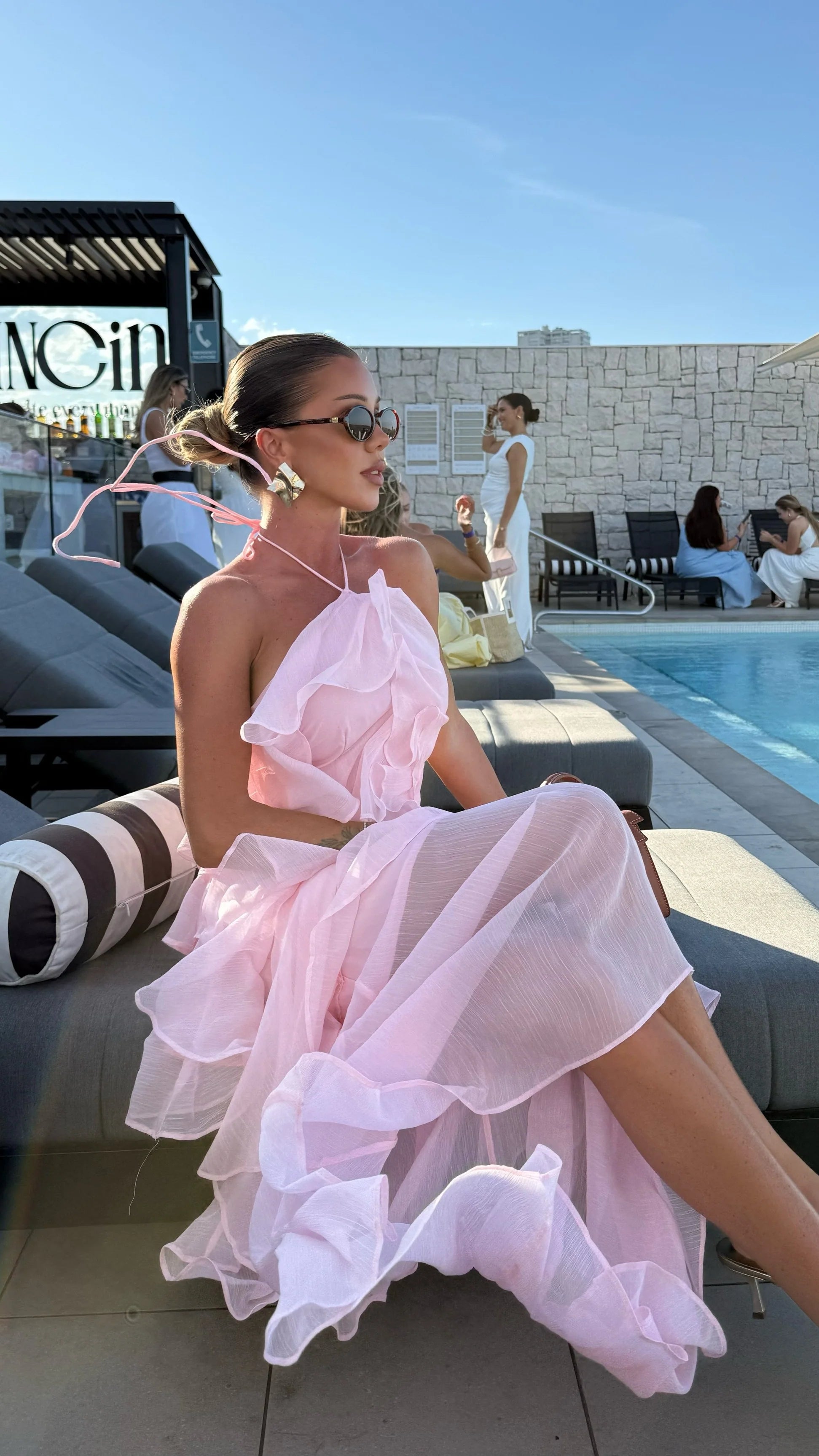 Soho Maxi Dress - Pink