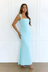 Pretty Ritual Maxi Dress Aqua