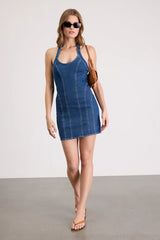 https://www.lulus.com/products/mayla-medium-wash-denim-halter-mini-dress/2807051.html