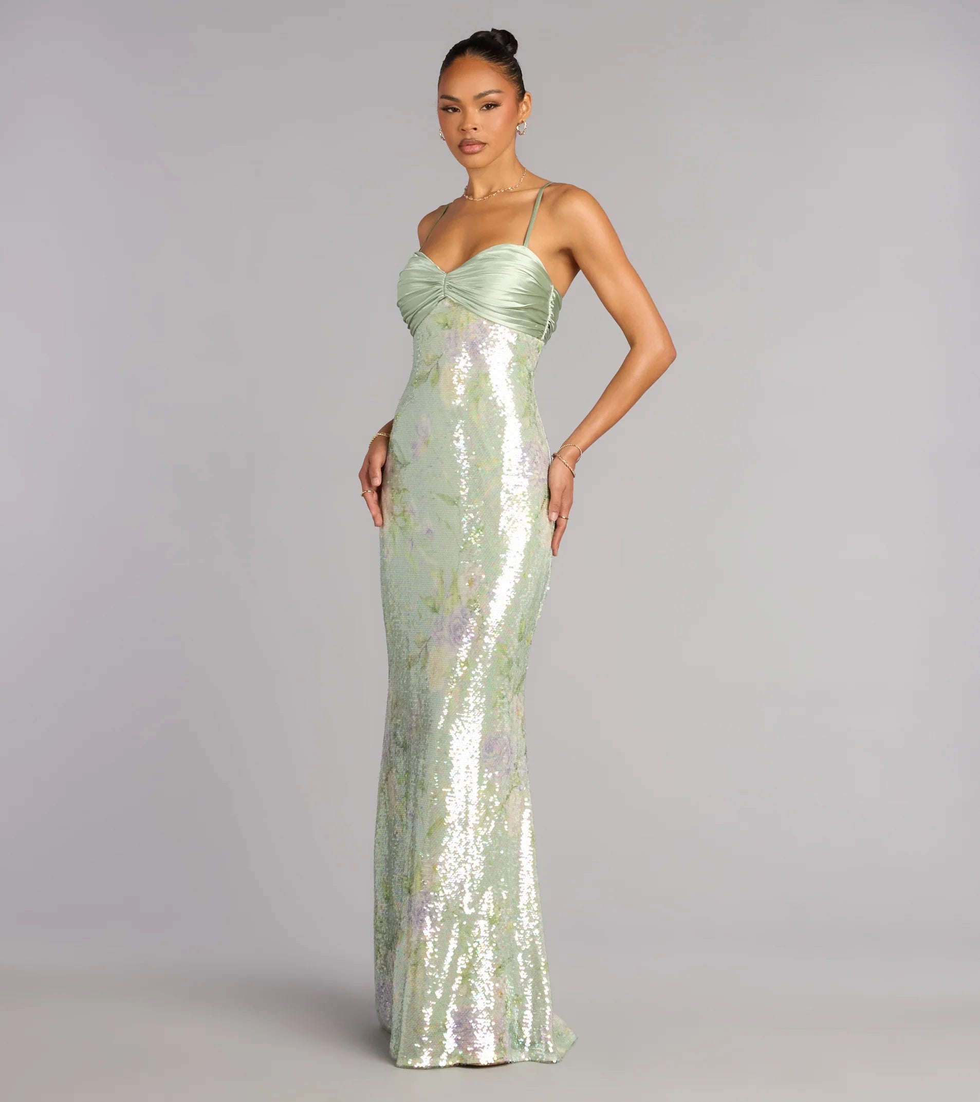 Murielle Sequin Mermaid Formal Dress