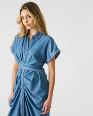 Steve Madden: Tori Dress in Chambray Blue