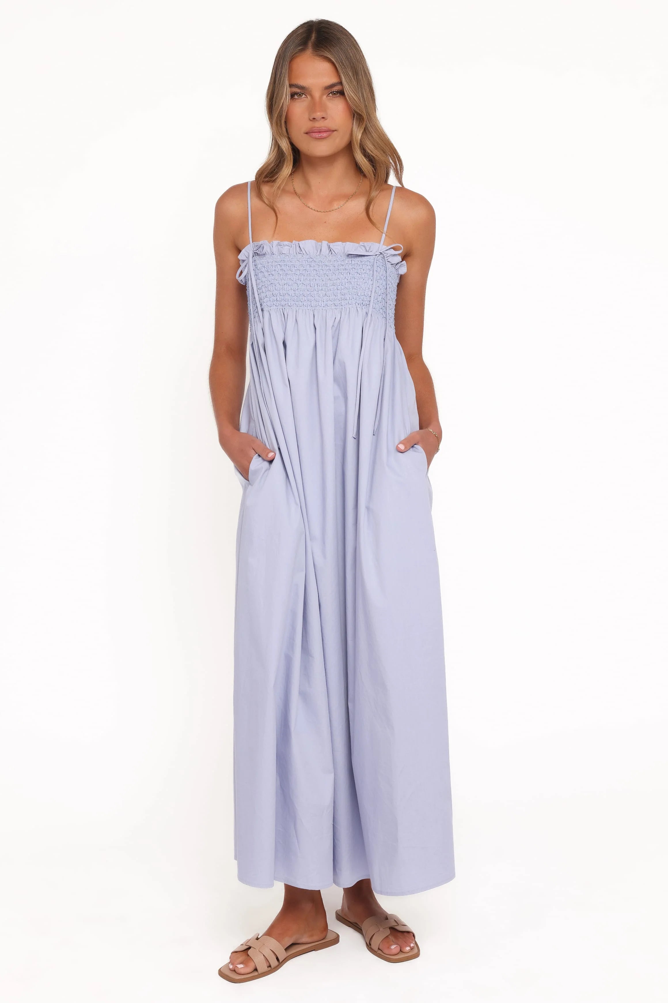 Josie Maxi Dress - Cornflower Blue