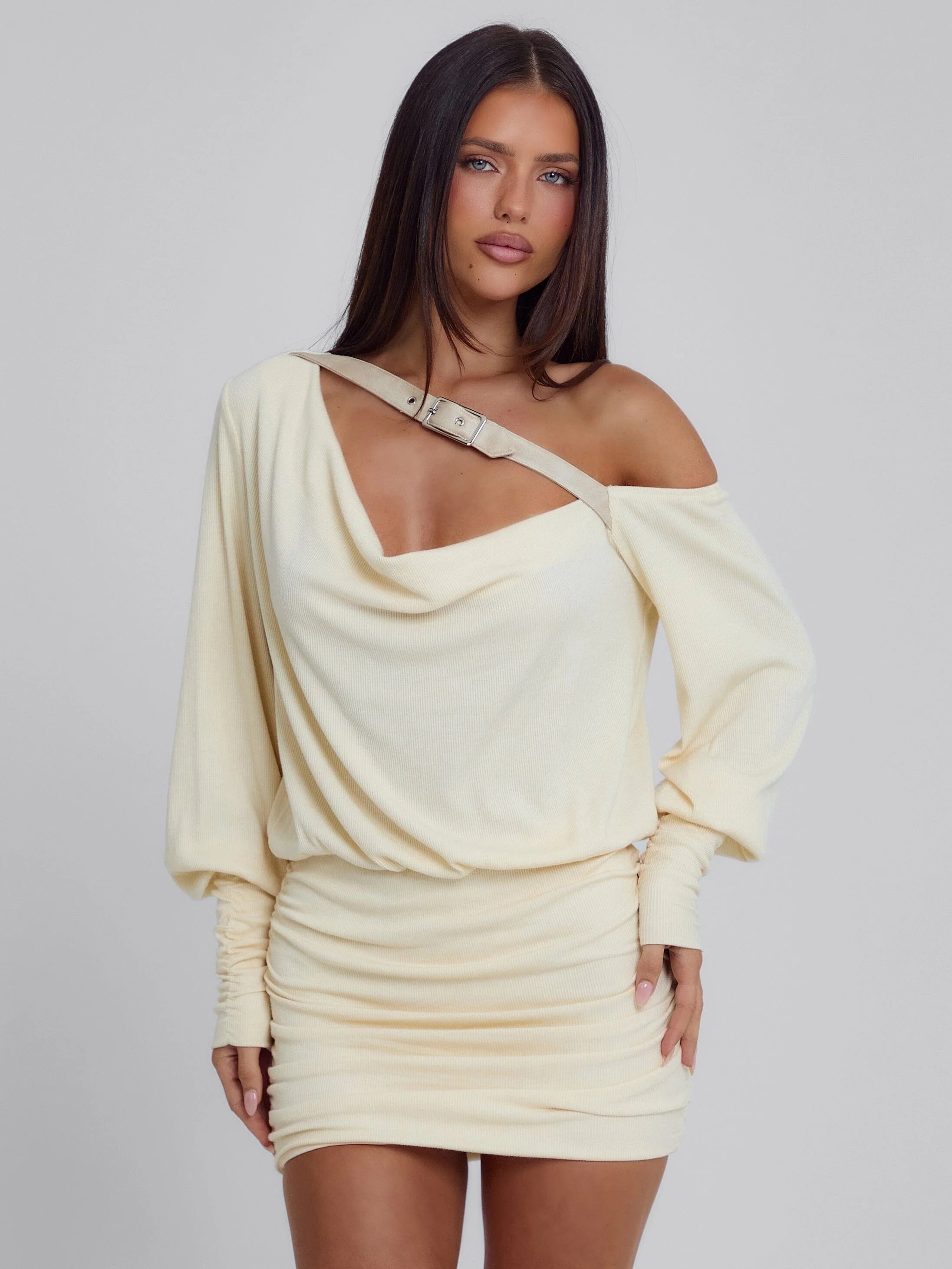 AZARI MINI DRESS CREAM