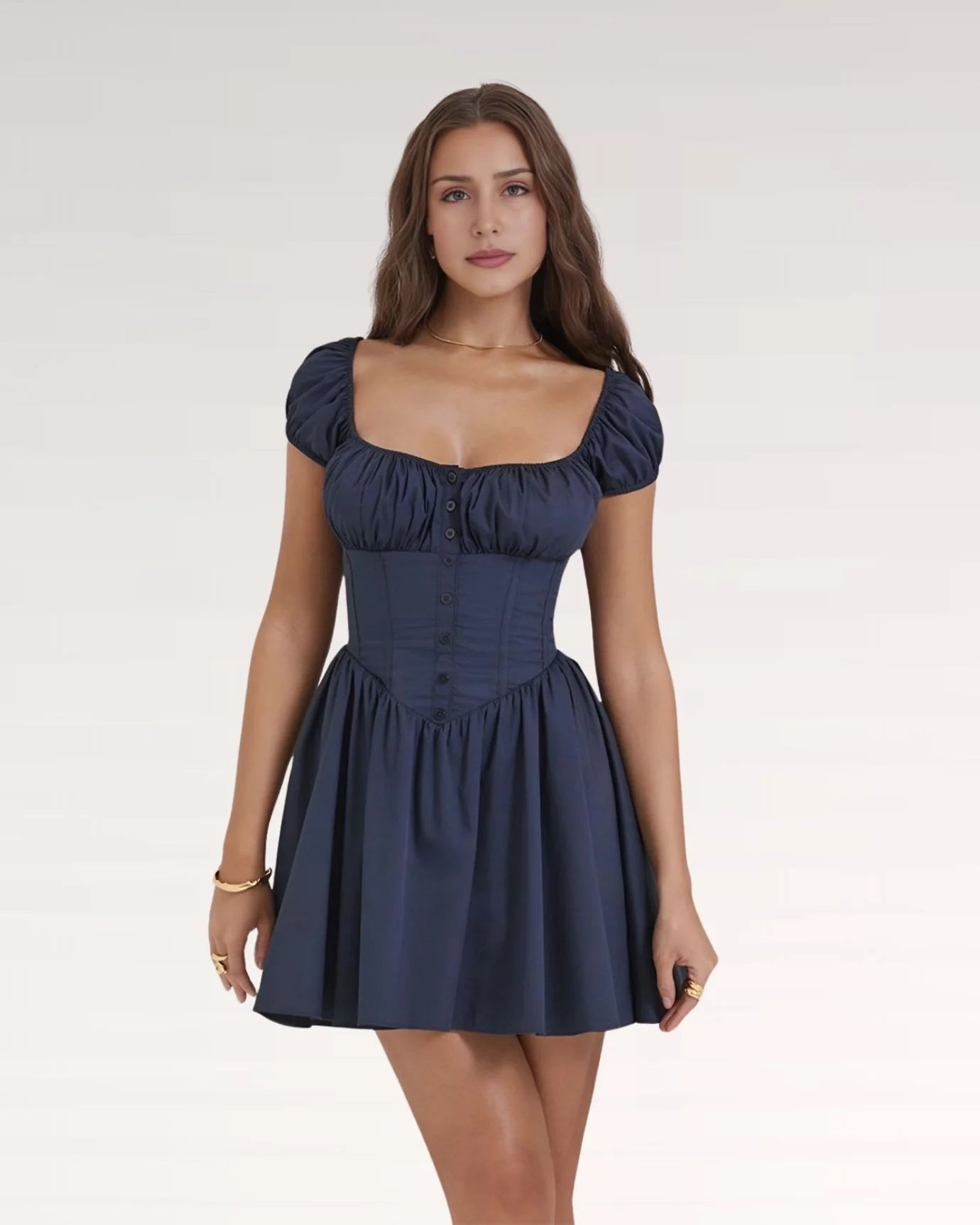 Lovau Seaside Collar Dress