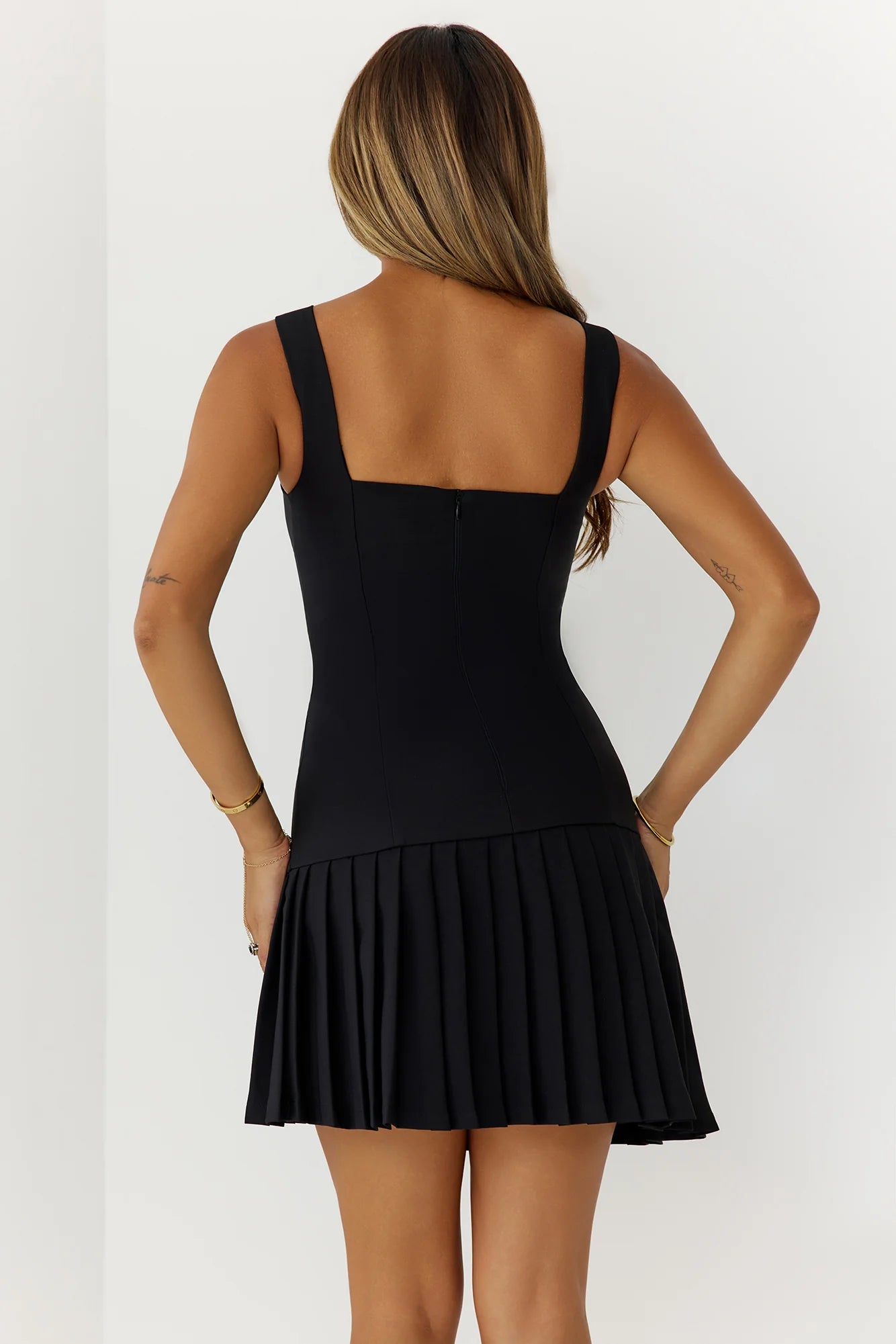 Angelique Mini Dress Black