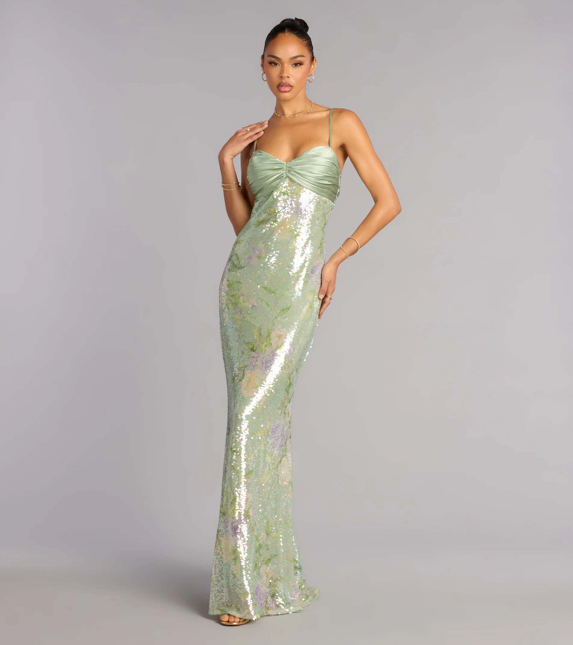 Murielle Sequin Mermaid Formal Dress