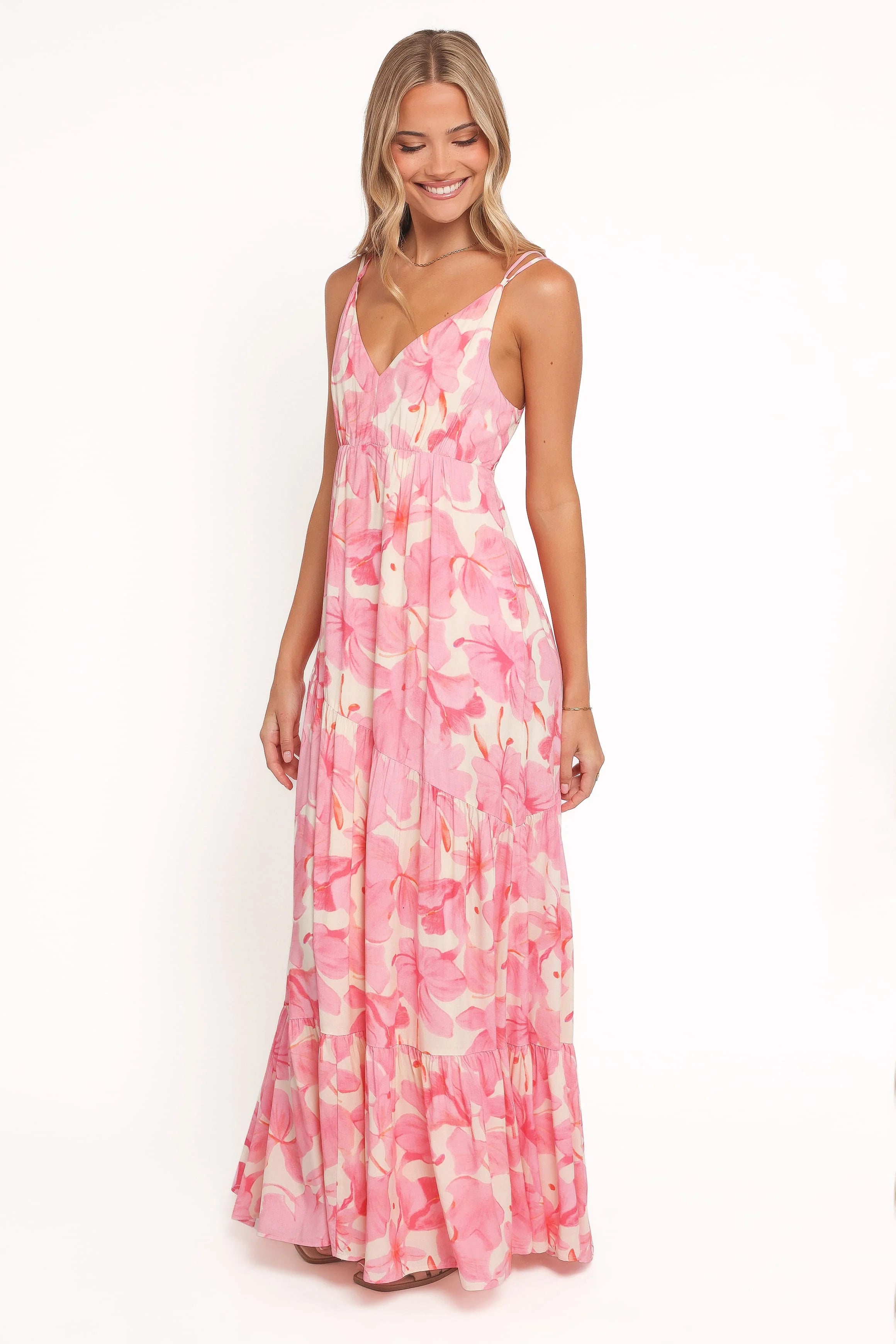 Forbes Maxi Dress - Pink Floral