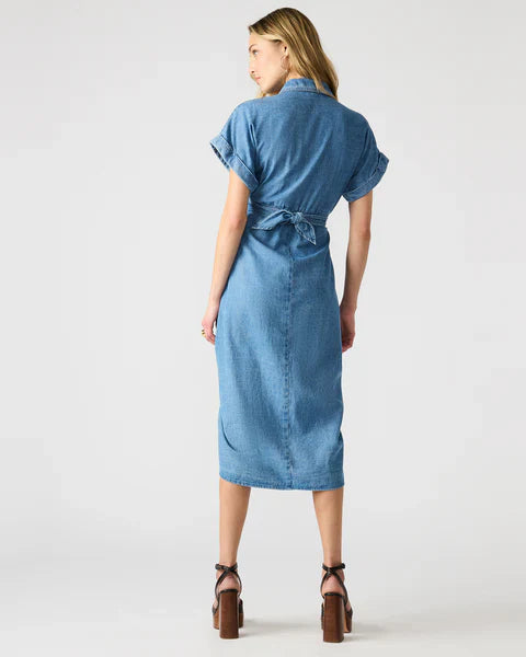 Steve Madden: Tori Dress in Chambray Blue