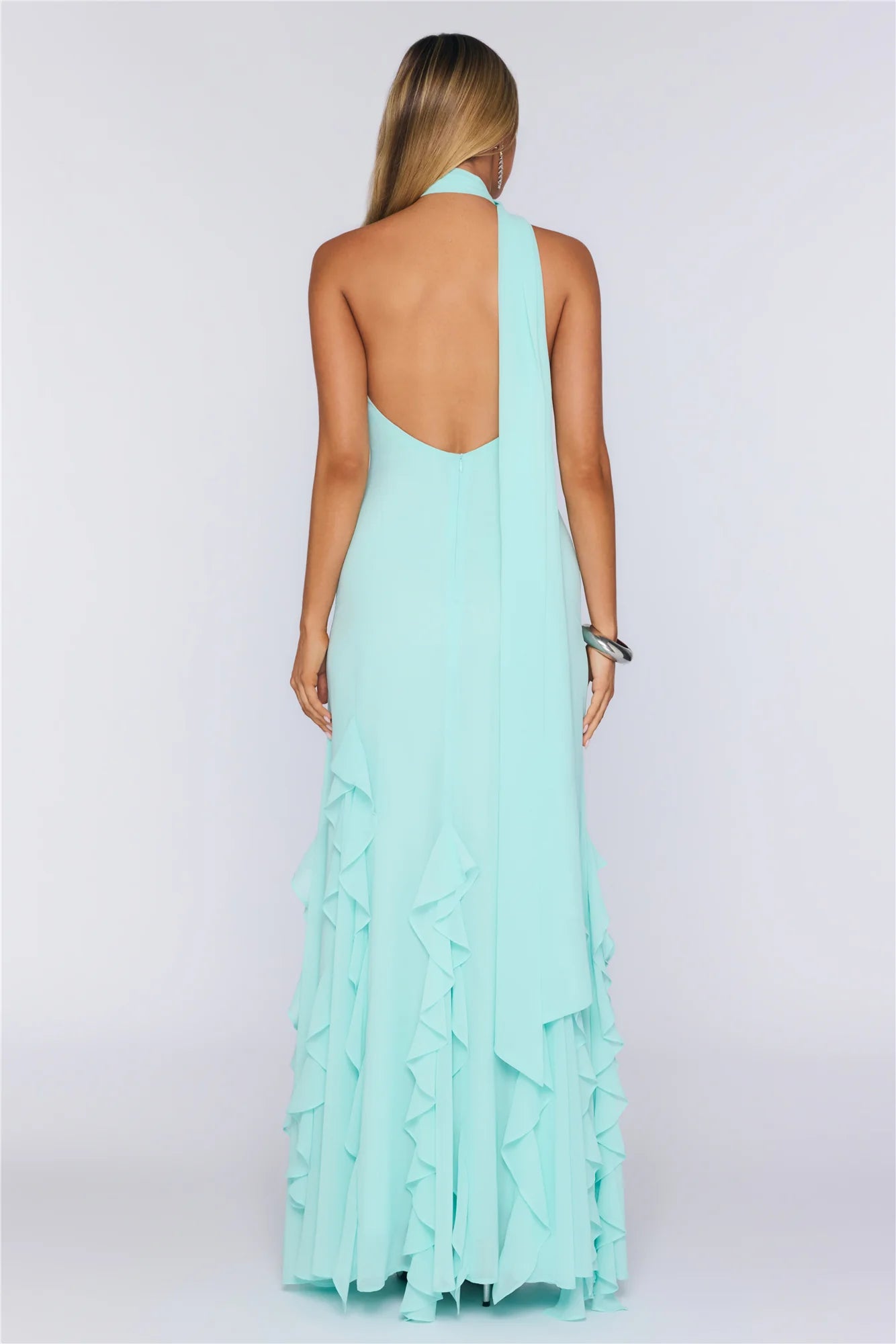 Prettiest Guest Wrap Neck Maxi Dress Sage