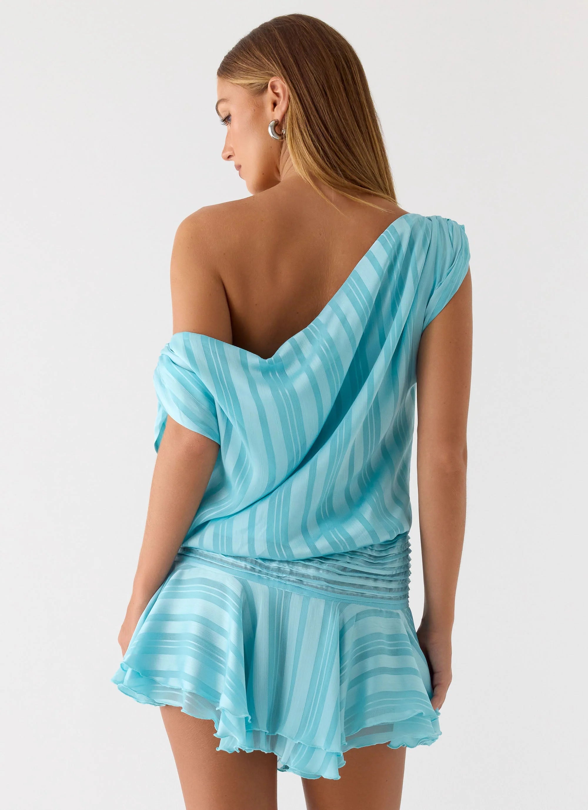 Lowey Mini Dress - Pale Blue