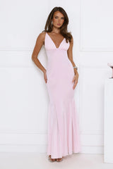Flirty Petal Pop Maxi Dress Pink