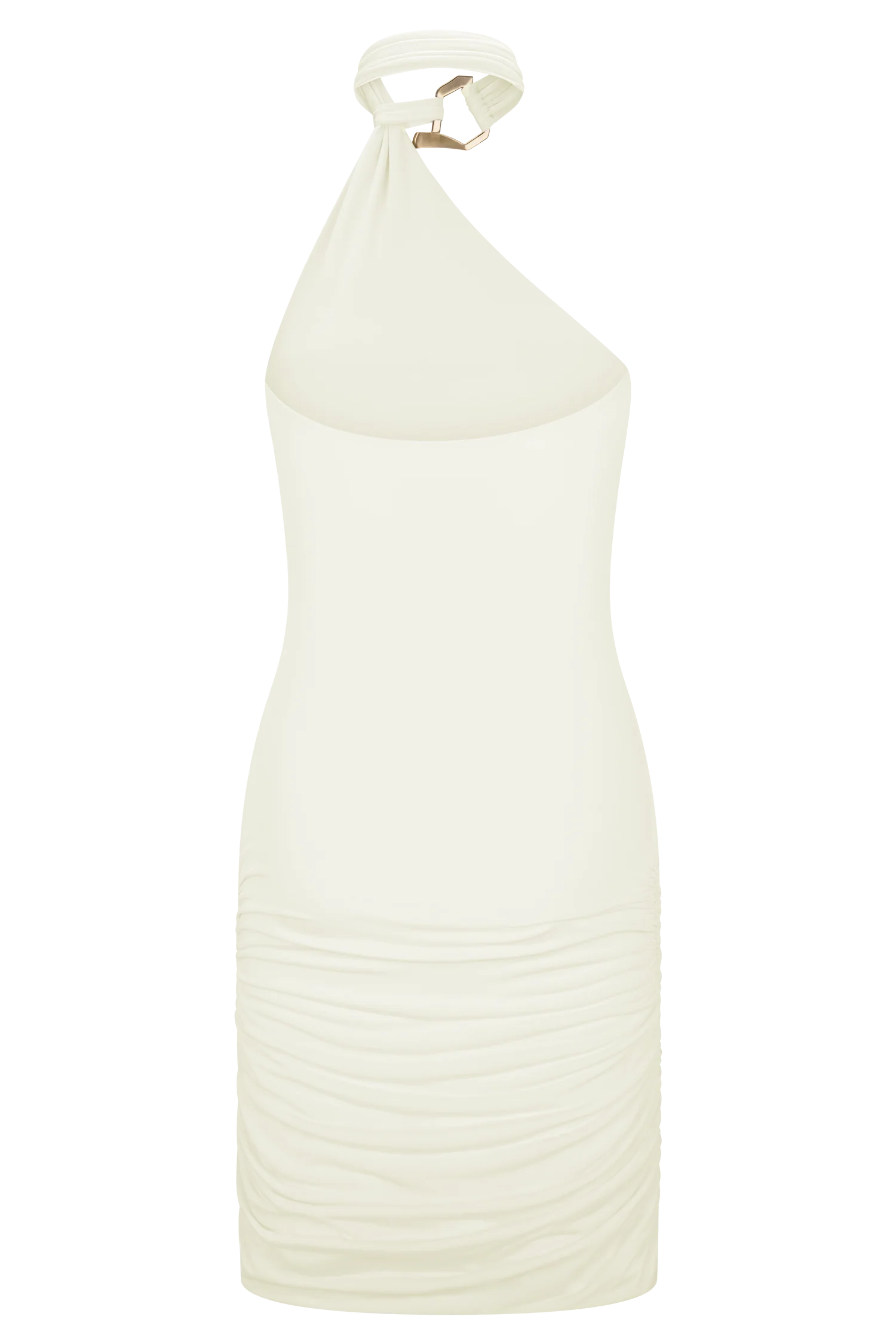 Mariposa Slinky Halter Mini Dress - Ivory