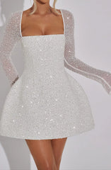 Gabriela Mini Dress - Ivory