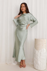 Classy Vibe Maxi Dress Sage