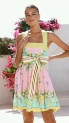 Velma Mini Dress - Rosé Lemonade
